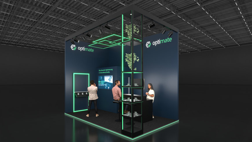 Calculate sheet metal parts in real time (TRUMPF Spin-off Optimate at Blechexpo 2023)